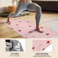 thumbnail image 4 of Strawberry Plants Fruit Hot Yoga Mat Towel Non Slip for Hot Yoga - Quick-Drying Yoga Mat Cover with 4 Corner Pockets with Travel Bag - Hot Yoga Towel Non Slip 74"x26", 4 of 6