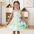 thumbnail image 5 of Ttyddzy Woman' Casual-Dresses Sleeveless Camisole A-Line Dress for 2Y-7-8Y，Blue Blossom Watercolor, 5 of 8