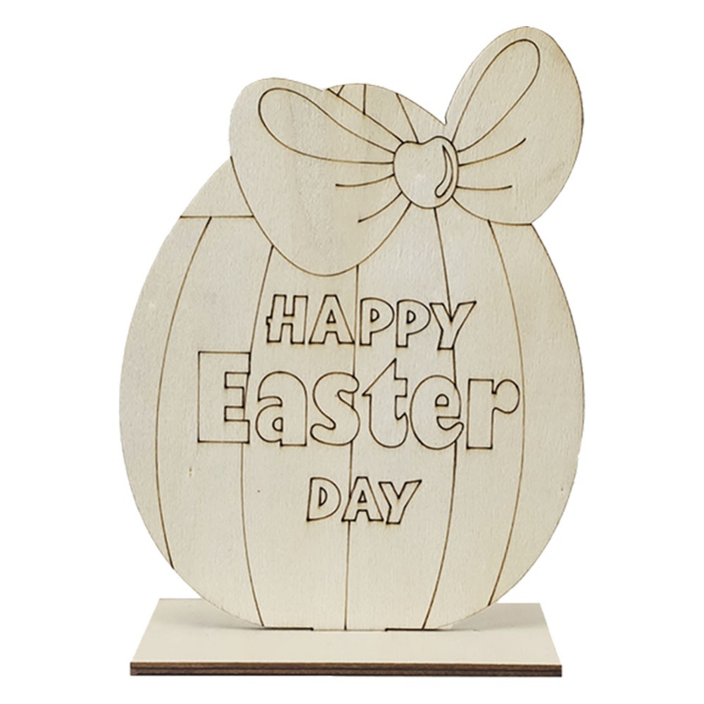 Easter Wood Easter Tags Wooden Ornaments Eggs Bunny Chick Easter Crafts