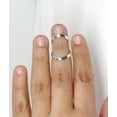 thumbnail image 2 of SS DESIGNS Solid Sterling Silver Swan Neck Splint Ring for DIP Joint Support | Adjustable Arthritis Ring for Rheumatoid Arthritis (RA) & Joint Pain Relief, 2 of 7
