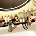 thumbnail image 4 of TFYZYY Freestanding Sink Faucet Storage Rack U-Cutout Bathroom Organizer Shelf for Makeup Bottles, Toothbrushes, and Toiletries No Drill Countertop Solution, 4 of 6