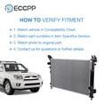 thumbnail image 3 of ECCPP Auto Parts Plastic Aluminum Replacement Radiator for2004 2005 2006 Pacifica CU2702 CH3010299,CU2702,5102435AA, 3 of 5