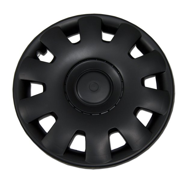 Set of 4 Matte Black SnapOn Hubcaps 15" WC152032B Hub Caps Wheel
