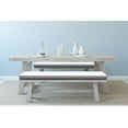 thumbnail image 2 of Ambesonne 15" x 45" White and Gray Rectangle Bench Outdoor Seating Cushions, 2 of 3