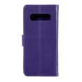 thumbnail image 3 of S10 Case, Samsung Galaxy S10 Case - Allytech Premium Wallet PU Leather with Fashion Embossed Flower Magnetic Clasp Card Holders Flip Cover with Hand Strap, Purple, 3 of 6