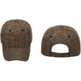 thumbnail image 2 of LinYooLi Fashion Leisure Grid Baseball Cap for Women Men Soft Breathable Retro Hats Skullcap Lightweight Adjustable, 2 of 4