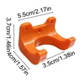 thumbnail image 3 of MTBLYS Garden Tool Holders Wall Mount 3 Pack Plastic Orange Hanger with Mounting Screws Heavy Duty Storage Rack for Garage Organization Long Handle Tool Holder for Rake Shovel Broom, 3 of 6