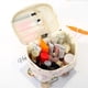 thumbnail image 4 of Large PU Makeup Bag Travel Cosmetic Bags With Makeup Brush Holder Waterproof Portable Toiletry Storage for Women, Beige, 4 of 4