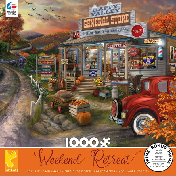 Ceaco Weekend Retreat General Store 1000 Piece Jigsaw Puzzle