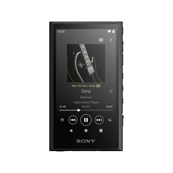 Sony NW-A306 Walkman Reproductor de música digital portátil de alta resolución de 32 GB con Android, batería de hasta 36 horas, Wi-Fi y Bluetooth y USB tipo C - Negro NW-A306/B, Negro