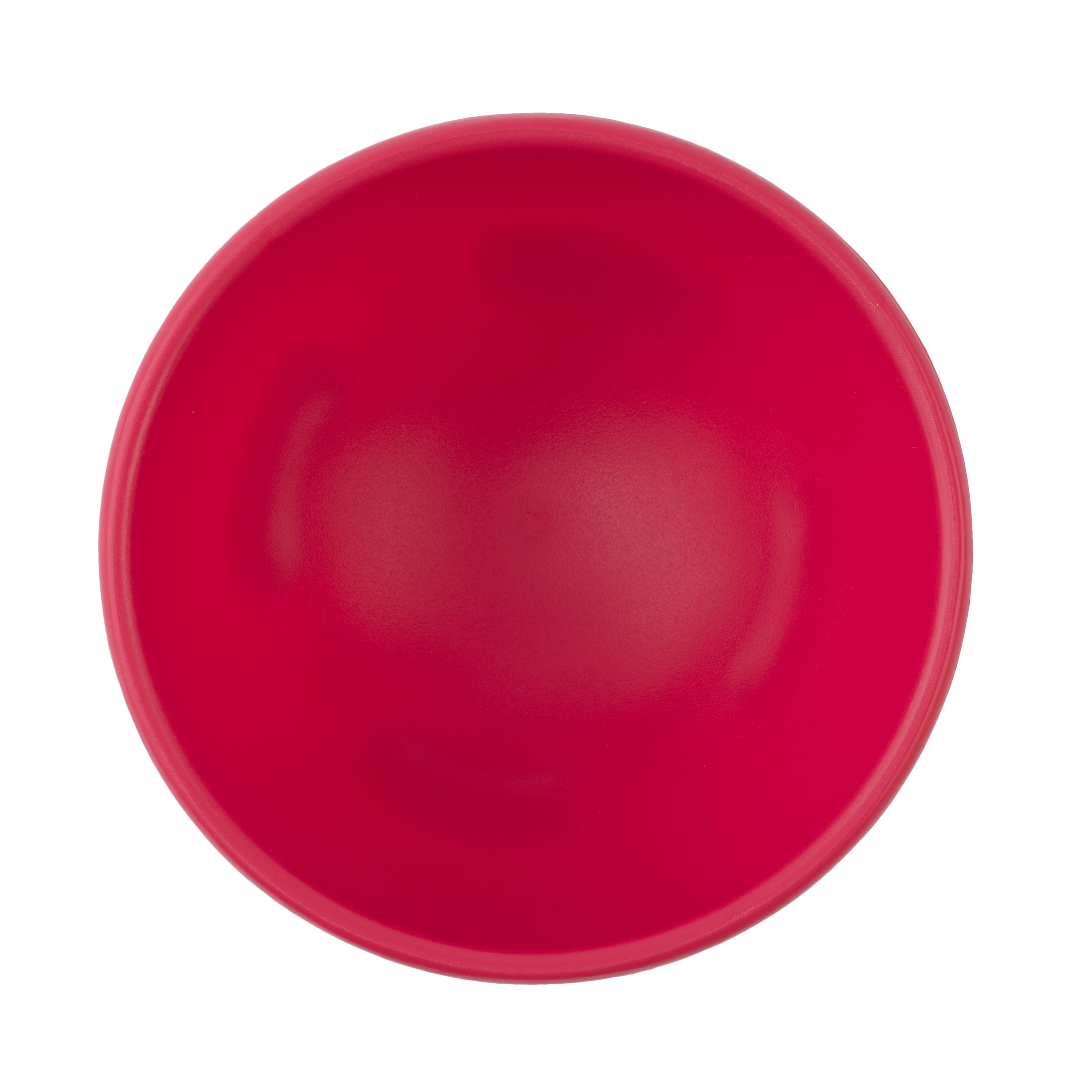 (2 pack) GoodCook 4.7" Large Plastic Salsa Bowl Condiment Serving Dish, Red