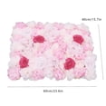 thumbnail image 6 of 40x60CM Artificial Flower Wall Panel Silk Rose Hydrangea Party Backdrop Decor 4PCS Artificial Flowers Wall Decoration Silk Panels Home Party Wedding Backdrop Artificial Flower Mat Wall Hedge Wedding, 6 of 12