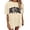 Beige, variant on Womens "God is Good All The Time" T-Shirt Plus Size Loose Fit Drop Shoulder Short Sleeve Tee Christian Faith Religious Graphic Top