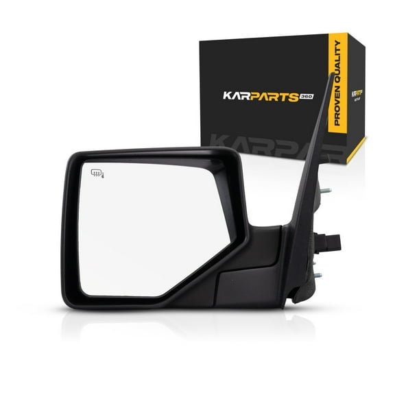 For Ford Explorer 2006 07 08 09 2010 Door Mirror Driver Side | Power | Heated | Textured Black | Replacement For FO1320270 | 6L2Z17683CAA