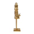 thumbnail image 3 of Holiday Time 14.25-Inch Gold Metal Nutcracker – Standing Christmas Decoration Figure, 3 of 5