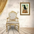 thumbnail image 3 of Fowler, Ryan 13x18 Gold Ornate Wood Framed with Double Matting Museum Art Print Titled - Black Lab Whiskey Kentucky Crop, 3 of 4