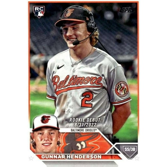 MLB 2023 Topps Update Series    Gunnar Henderson US18 (Rookie)