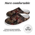 thumbnail image 6 of KLL Hearts and French Bulldog Pattern Adult Unisex Cozy Slippers,Fuzzy Slip-on Slippers TPR Sole Slippers Comfort Plush Home Footwear for Indoor & Outdoor-13, 6 of 7