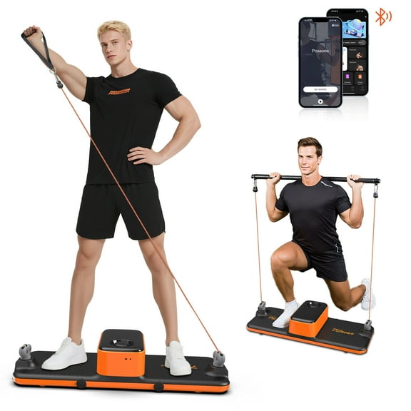 Cable Machine, Smart Home Gymfor Home Workouts, All-in-one Fitness Station, Multi-functional Compact Strength Station with App