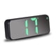 thumbnail image 5 of WDOplteas LED Snooze Temperatura Fecha 12/24H Digital Escritorio Espejo Despertador (Negro Verde), 5 of 6