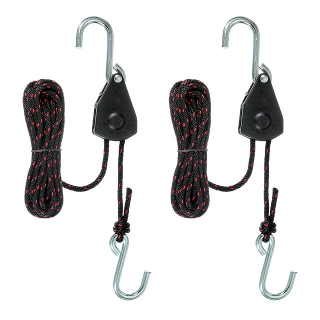 Correas de sujeción de cuerda para kayak Uxcell, correa de cuerda pesada para canoa y carga 1/8" x 10