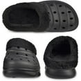 thumbnail image 3 of Mens and Womens Lined Clogs, Unisex Winter Fleece Breathable Walking Garden Shoes Warm Non-Slip Mule Footwear, 3 of 11
