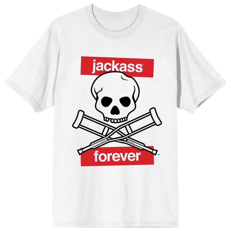 Jackass Forever Key Art Women's White T-Shirt-Large - Walmart.com