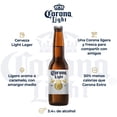 thumbnail image 2 of Cerveza clara Corona light 12 botellas de 355 ml c/u, 2 of 4