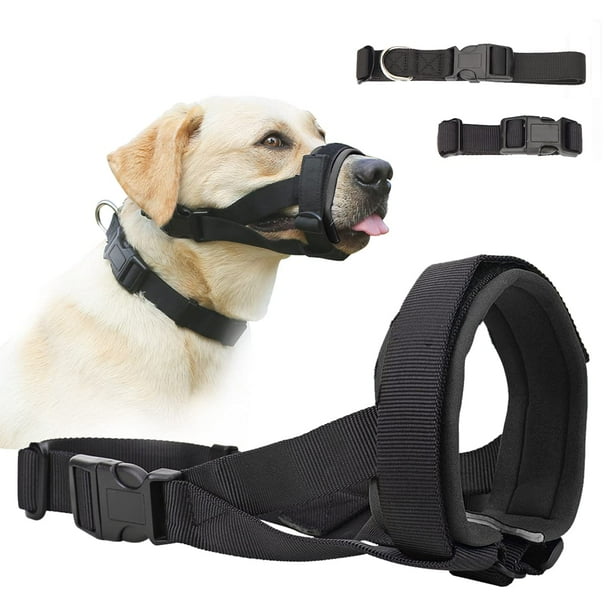 Adjustable Soft Padded Dog Muzzle for Biting and Chewing Comfortable Fit for Small Medium Large Dogs Corgi Labrador Allows Drinking and Panting Walmart