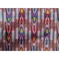 thumbnail image 4 of oneOone Tissu en Coton Cambric Rayé Ikat Imprimé Tissu BTY 56 Pouces de Large, 4 of 4