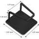 thumbnail image 2 of Soporte de esponja para fregadero de cocina Caddy, soporte de esponja autoadhesivo de acero inoxidable SUS304 a prueba de óxido, resistente al agua, 2 unidades Fokelyi WMPH-627, 2 of 7