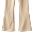 thumbnail image 4 of Jalioing Girls Flare Leg Sweatpants Elastic Waist Solid Color Slim Workout Pants Fall Winter Casual Sport Trousers, 4 of 5
