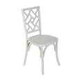 thumbnail image 2 of Merrick Lane Solid Wood Dining Chair with Stackable Design, Ornate Seat Back Accenting, and Elegant Finish in White, 2 of 11