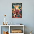 thumbnail image 4 of Vintage Retro Travel Poster Wall Art Tlaquepaque Guadalajara Mexico Colonial Church Plaza Historic Landmark Canvas Poster, 4 of 8