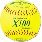 (12 Pack) MacGregor X100 ASA-Approved Fastpitch Softballs