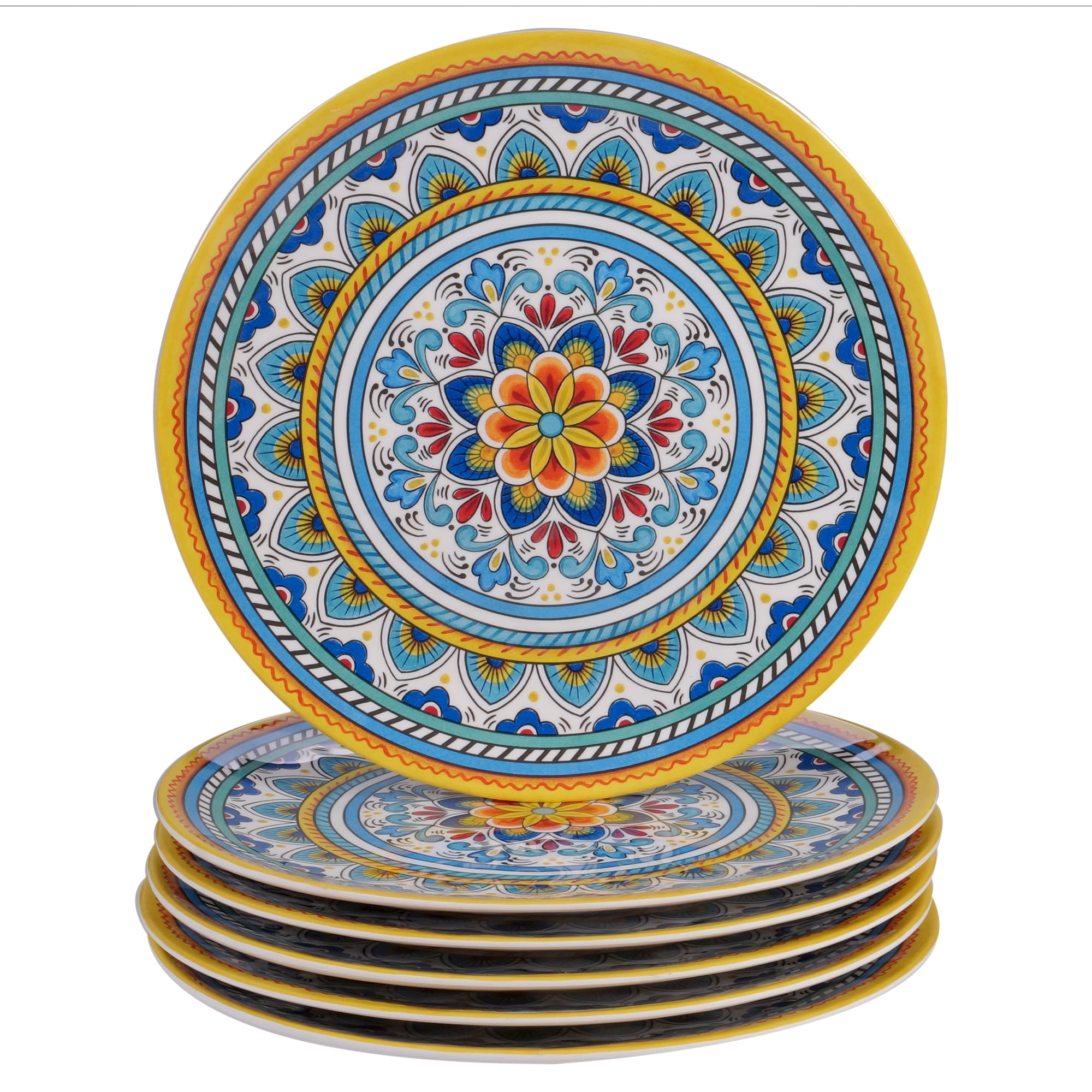 Feuilles Set of 6 Dinner Plates