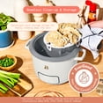thumbnail image 2 of Beautiful 6-Cup Cooked, 3-Cup Uncooked Digital Electric Rice and Grain Cooker with Glass Lid and EverGood Ceramic Nonstick Coating, White Icing by Drew Barrymore, 2 of 13