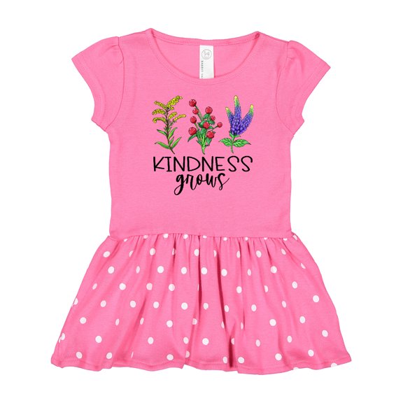 Inktastic Kindness Grows Wildflowers Gift Baby Girl Dress