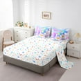 thumbnail image 5 of Castle Fairy Cute Butterfly Bedding Comforter Set,Kawaii Floral Daisy Queen Bedding Sets, 5 of 8