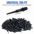 thumbnail image 2 of Stcellnmex 100 Pcs Soft Tip Dart Points 2BA Thread Plastic Replacement Tips for Electronic Dartboard, 2 of 5