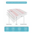 thumbnail image 5 of Quilts Twin-XL Size Bedding Set, Pink Striped Lightweight Quilted Comforter, Blue Geometric Line Stripes Farmhouse Soft Reversible Bedspread Coverlet with Pillow Covers for All Season, 68" x 98", 5 of 7