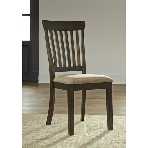 Ashley Alexee Dark Brown Dining Side Chair Set Of 2 Walmart Com Walmart Com