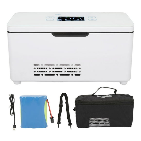 Insulin Refrigerated Box,Insulin Cooler Case LED Insulin Cooler Travel Case Insulin Travel Refrigerator Time-Tested Durability