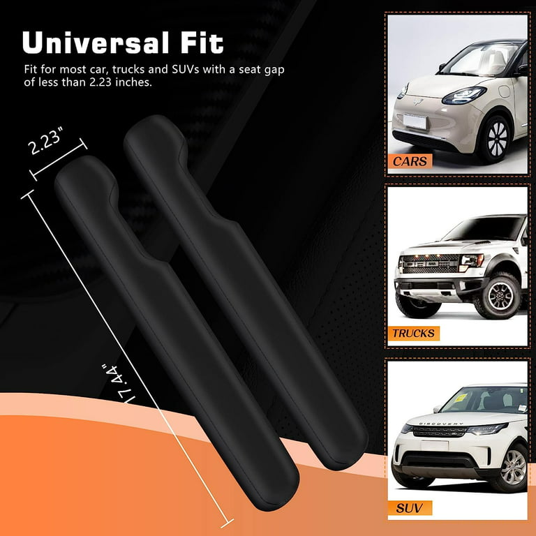 Autofit Car Seat Gap Filler, 2PCS Suede Seat Gap Filler Organizer, Car Seat  Gap Plug Strip Stop Things from Dropping Universal for Car, SUV, Truck and