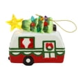 thumbnail image 4 of Mr. Christmas Ceramic Retro Vehicle Ornaments, Set of 2, 4.5", 4 of 9