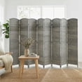 thumbnail image 2 of HOMCOM 6 Ft Folding Room Divider, Privacy Screen for Home Office Bedroom, 2 of 10
