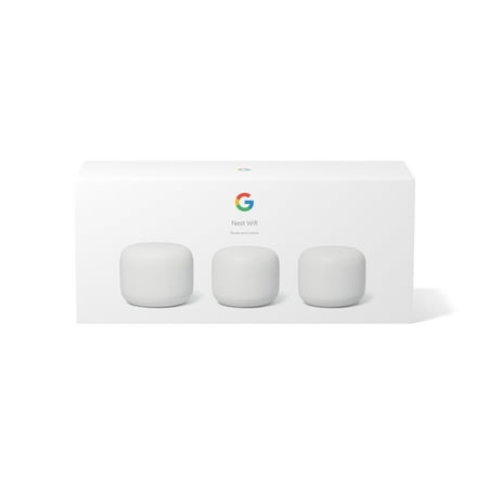 Google Nest Wifi 3 Pack (AC2200 Mesh Router with 2 Points)