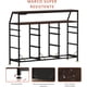 thumbnail image 5 of Comoda Cajonera para Recamara -11 Cajones De Tela con Parte Superior de Madera y Marco De Acero Plegable - Mueble Organizador con cajonera para Ropa - Luces LED - Estación de Carga., 5 of 8