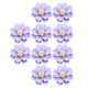 thumbnail image 5 of 10 Unids Adornos de Resina Botones de Resina Flatback DIY Phone Case Laptop Llavero Clip de Pelo Botella de Agua Pegatinas Diadema Moda Casera Púrpura Gloria Adornos de resina, 5 of 9