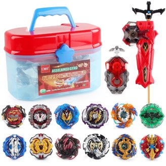 Beyblade Burst Stadium Set With 6 Spinning Tops & 2 Launchers - Battle Arena Game For Kids Ages 5-12, Birthday & Christmas Gift